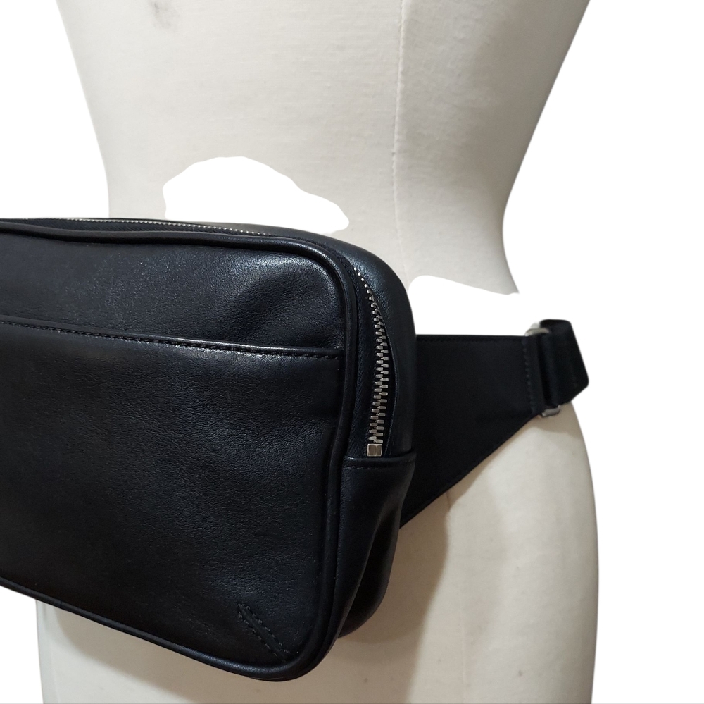 Coach Y2K Leather Waist Fanny Pack-Belt Bag No. 5446 EUC - Picture 3 of 11